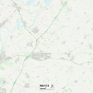 Rushcliffe NG13 8 Print Map Sector Guide