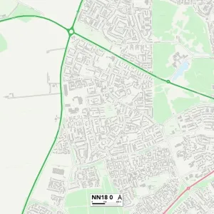 Corby NN18 0 Print Map