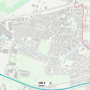 Ealing UB2 5 Print Map Postcode Sector Ealing UB2 5 Print Map Postcode Sector