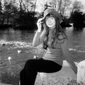 Black and white print of Cyd Hayman in a glamorous pose