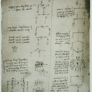 Leonardo da Vinci's Print of Weighing Scales