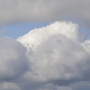 La formación de nubes, nubes cumuliformes.