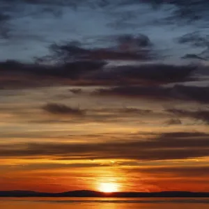 Dramatic Sunset on Lake Constance Print, Austria Dramatic Sunset on Lake Constance Print, Austria