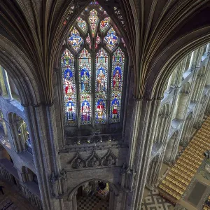 Vue Intérieure de la Cathédrale d'Ely.