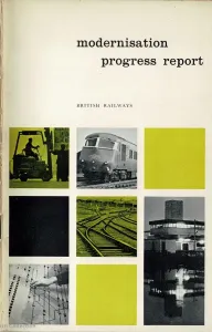 Opere D'arte E Documenti Stampe: Rapporto di progresso sulla modernizzazione delle Ferrovie Nazionali Britanniche del 1961
