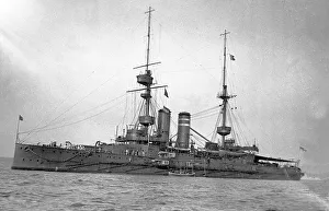Vintage Naval Vessels Stampe: 13496370