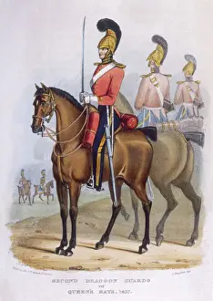 Historical Army Uniforms Stampe: 2nd Dragoon Guards