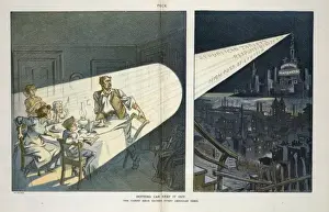 Early 20th Century Cartoons Online Stampe: Nothing can keep it out