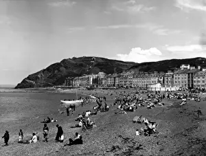Welsh Seaside Resort Stampe: Aberystwyth Beach