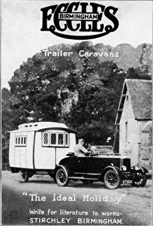 Annuncio per il caravan Eccles.