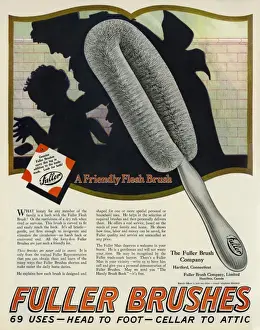Early 20th Century Advertising Posters Stampe: Advertisement using silhouettes