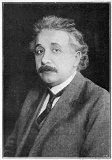 Stampe di Albert Einstein fisico tedesco nato, Premio Nobel per la Fisica nel 1921 Inventori E Scienziati Famosi Stampe: Alberto Elettrofinetti