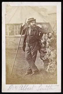 English Writer Stampe: Albert Smith / Cdv