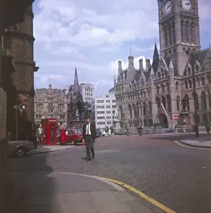 Vintage Manchester Images Stampe: Albert Square Manchester