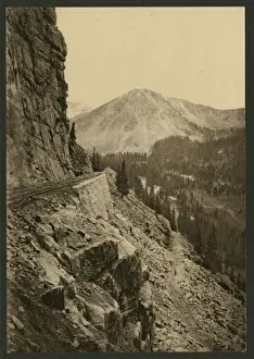 Historical Coloured Photographs Stampe: Alpine Pass