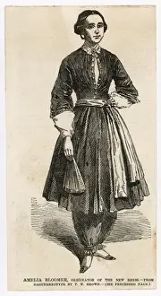 Moda Dell'epoca Vittoriana Stampe: Amalia Bloomer