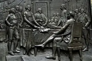 American Revolution Era Stampe: American Declaration of Independence