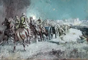 First World War Paintings Stampe: Ammunition Up