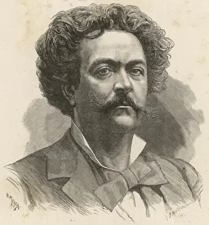 Stampe di Andre Gill (nome di nascita : Gosset de Guines), disegnatore francese Andre Gill Stampe: André Gille (Meier)