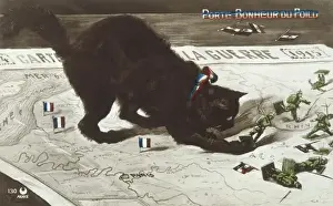 WWI Propaganda Art Stampe: Animals / Cats