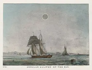 Annular Solar Eclipse Stampe: Annular Eclipse