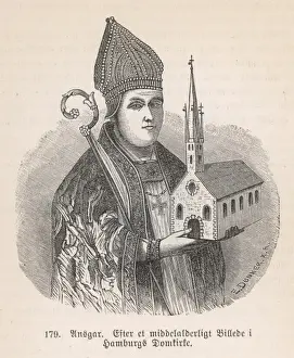 Christian Missionary Stampe: ANSGAR