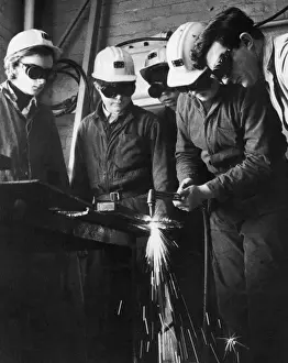 Historical Mining Industry Stampe: Apprentice Miners / 1966