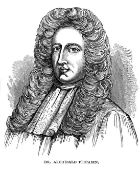 Scottish Physician Stampe: Archibald Pitcairne