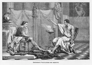 Greek Philosopher Portrait Stampe: ARISTOTLE