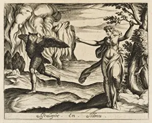 Zeus Mythology Stampe: Ascalaphius into Owl