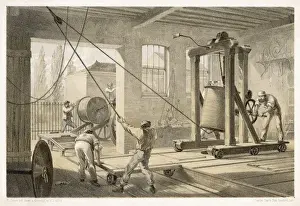 Greenwich London Landmarks Stampe: Atlantic Cable Loaded