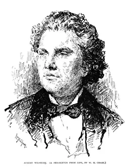 German Classical Musicians Stampe: August Wilhelmj