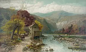 Autumn In America Stampe: Autumn in Cattskills