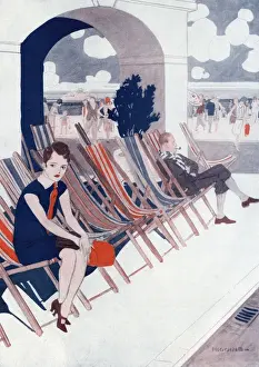 Reginald Higgins Artwork Stampe: Avoiding the Crush by Reginald Higgins