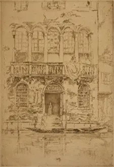Arched Window Architecture Stampe: The Balcony