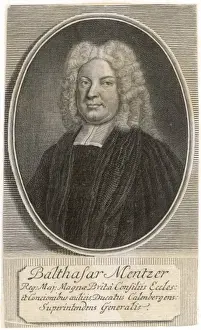 German Historical Figures List Stampe: Balthasar Mentzer
