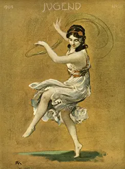 Classic Ballet Dancers Stampe: Barefoot Dancer