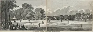 Un incontro di baseball ai campi Elisi, Hoboken.