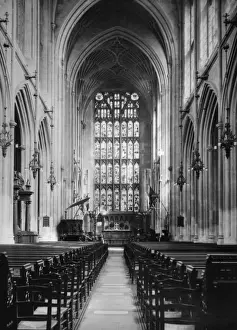 Somerset England Architecture Stampe: Bath Abbey Choir