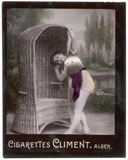 Vintage Swimsuit Stampe: Bathing Beauty C1909