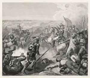 Revolutionary War History Stampe: Battle of Fleurus