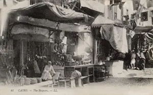 Cairo Street Vendors Stampe: Bazaar in Cairo, Egypt