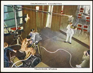 BBC Television Archives Stampe: Bbc TV Studio