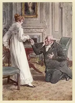 Historical Romance Images Stampe: Becky Refuses a Proposal