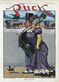 Puck Magazine Cartoons Online Stampe: Beef a la mode