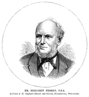 London Architecture History Stampe: Benjamin Ferrey