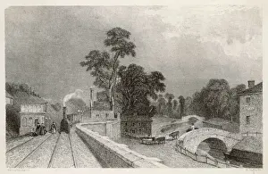 Victorian Railway Station Stampe: Berkhampstead Station
