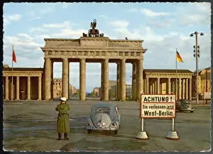 East West Berlin Divide Stampe: Berlin Divided