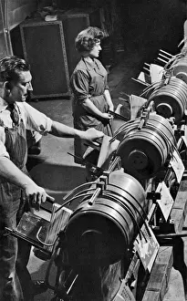 Heinz Zinram Photography Stampe: Binding Machines in Operation