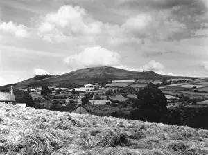 Dartmoor Scenery Stampe: Bonehill Down